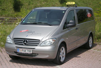 Unser Taxivan von Mercedes